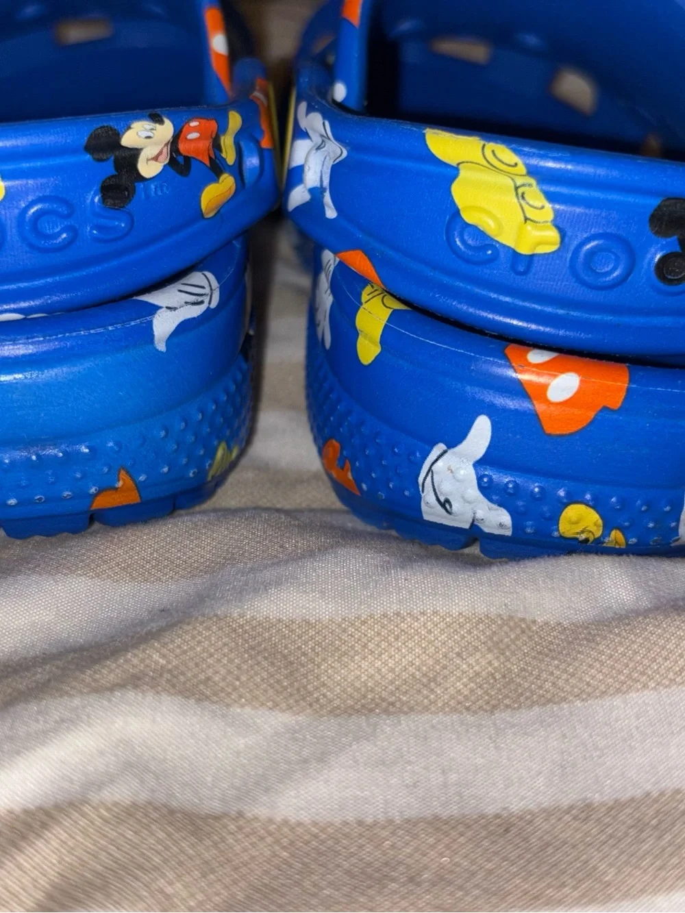 Toddler Crocs Blue Mickey Mouse Clog Sandals | C7